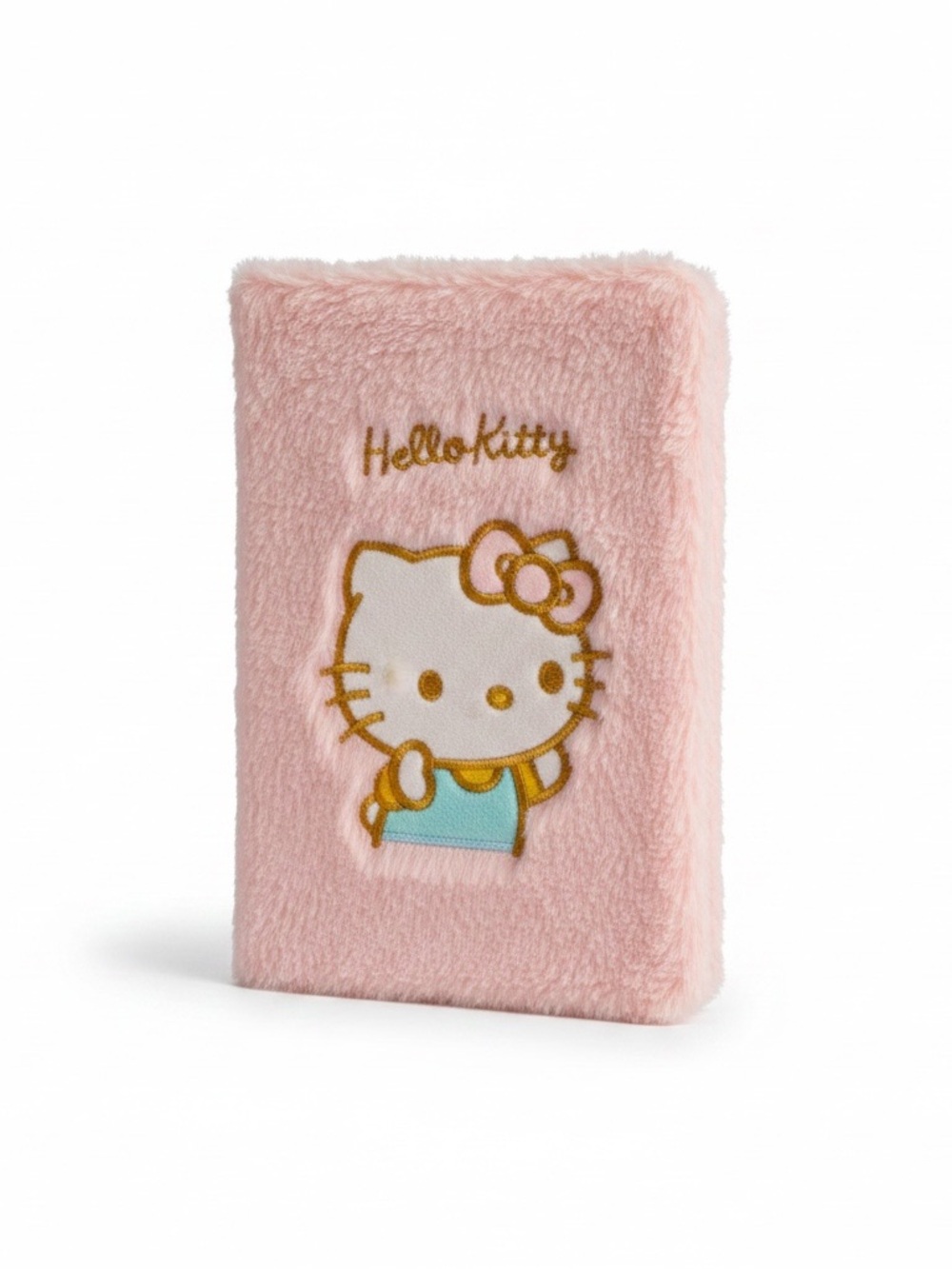 New Hello Kitty Theme‎ Pink Plush Journal Notebook Embroidered Cover Kawaii Gift